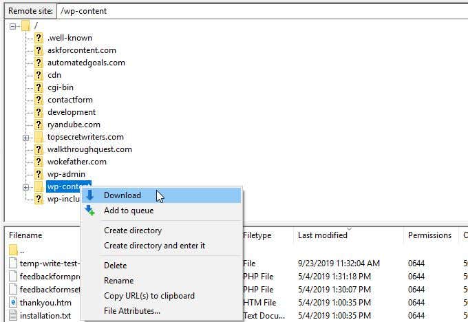 How To Backup Your WordPress Site image 3