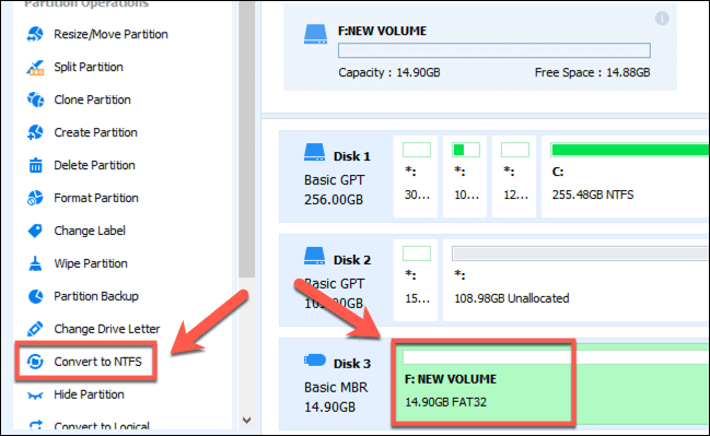 How To Convert a Windows Drive From FAT32 To NTFS image 12