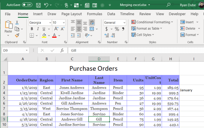 How To Merge Cells, Columns & Rows In Excel image 14