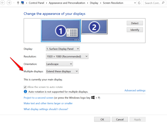 How To Use Dual Monitors In Windows 8 & 7 image 4