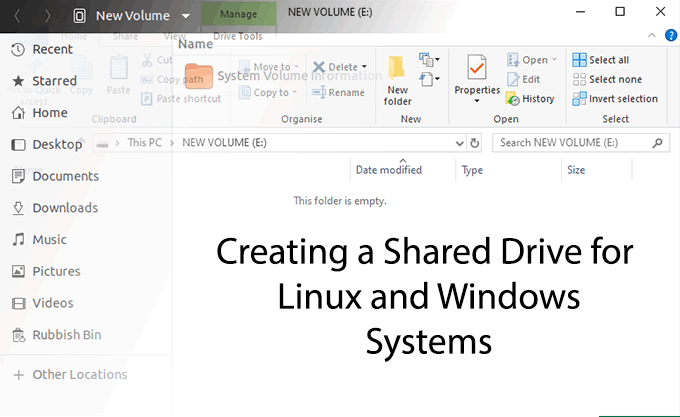 How To Create a Shared Storage Drive For Dual-Boot Systems image 1