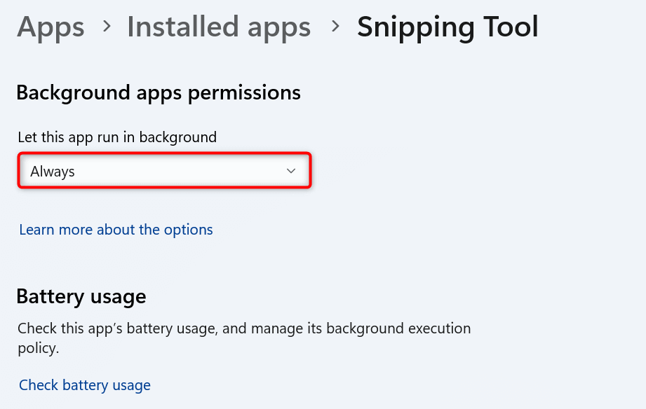 Snipping Tool Not Working? 8 Ways to Fix It on Windows image 3